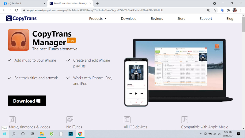 Tải phần mềm CopyTrans Manager